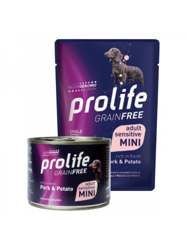Prolife Dog Grain Free Adult Sensitive Pork & Potato - Busta 100g