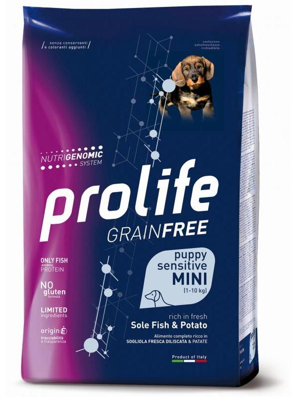 Prolife Grain Free Puppy Sensitive Sole Fish & Potato - Mini 7kg