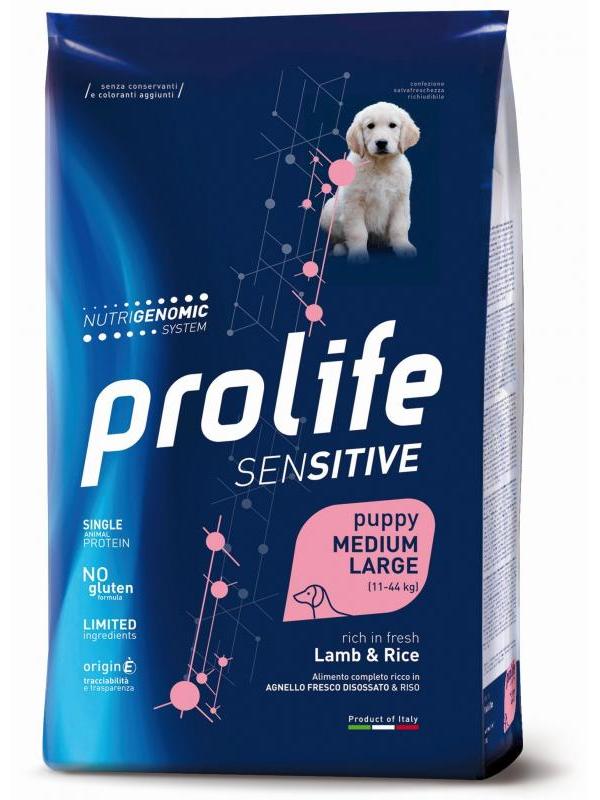 Prolife Sensitive Puppy Lamb & Rice - Medium/Large 2,5kg