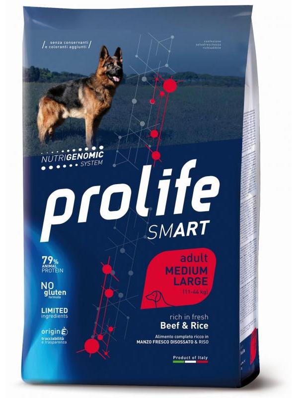 Prolife Smart Adult Beef & Rice - Medium/Large 12kg