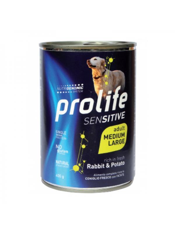 Prolife Dog Grain Free Adult Sensitive Rabbit & Potato - M/L 800g