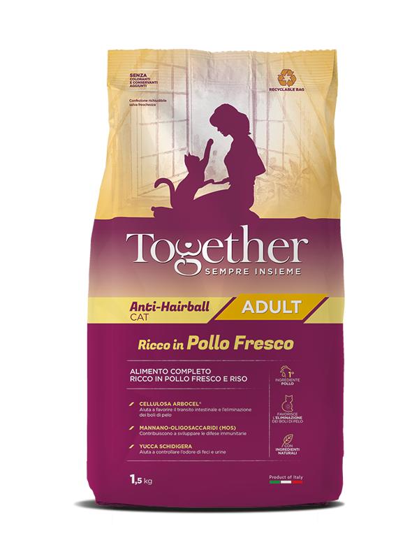 TOGETHER CAT ADULT ANTI-HAIRBALL POLLO 300g